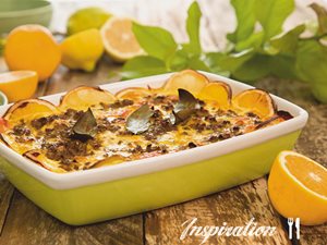 Bobotie with Oranges and Lemons