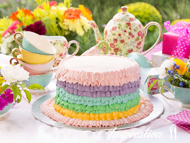 Rainbow Beat 'n Bake Cake