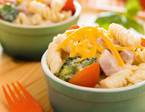 Bacon and Broccoli Pasta Pots